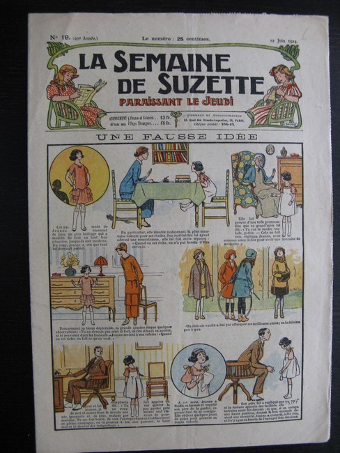 La Semaine de Suzette 20e année n°19 (1924) Bécassine