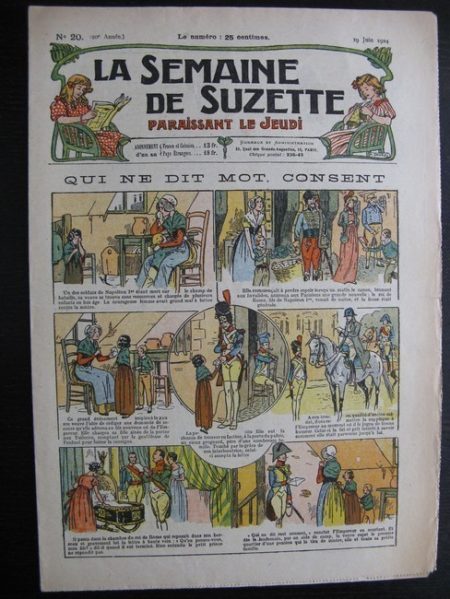 La Semaine de Suzette 20e année n°20 (1924) Bleuette Bécassine