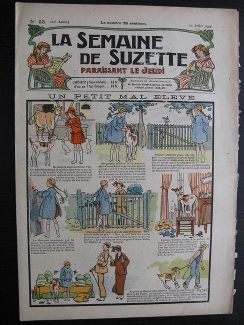 La Semaine de Suzette 20e année n°23 (1924) Bécassine