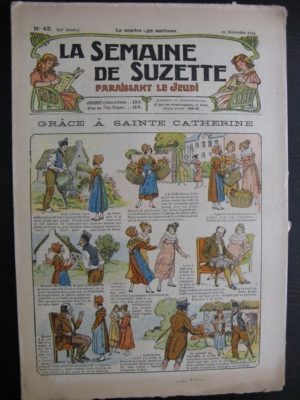 La Semaine de Suzette 20e année n°43 (1924) Les menus en images (Jacqueline Duché)