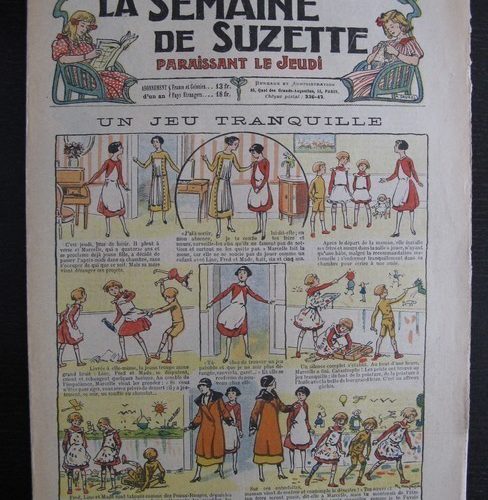 La Semaine de Suzette 21e année n°9 (1925) Jeu tranquille (Raymond de la Nézière)