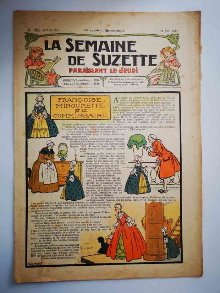 La Semaine de Suzette 21e année n°19 (1925) Mirounette (Henry Morin) Bleuette