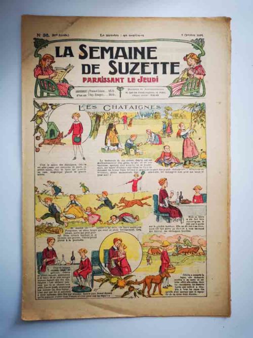 La Semaine de Suzette 21e année n°36 (1925) Les châtaignes (Guydo)