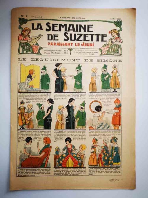 La Semaine de Suzette 21e année n°7 (1925) Le déguisement (Maurice Berty)