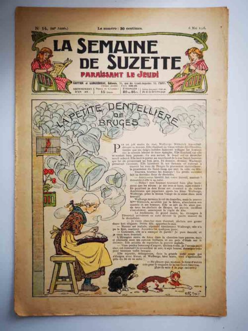 La Semaine de Suzette 22e année n°14 (1926) La dentellière de Bruges (Henry Morin)