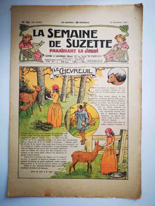 La Semaine de Suzette 22e année n°42 (1926) Le chevreuil (Le Rallic)