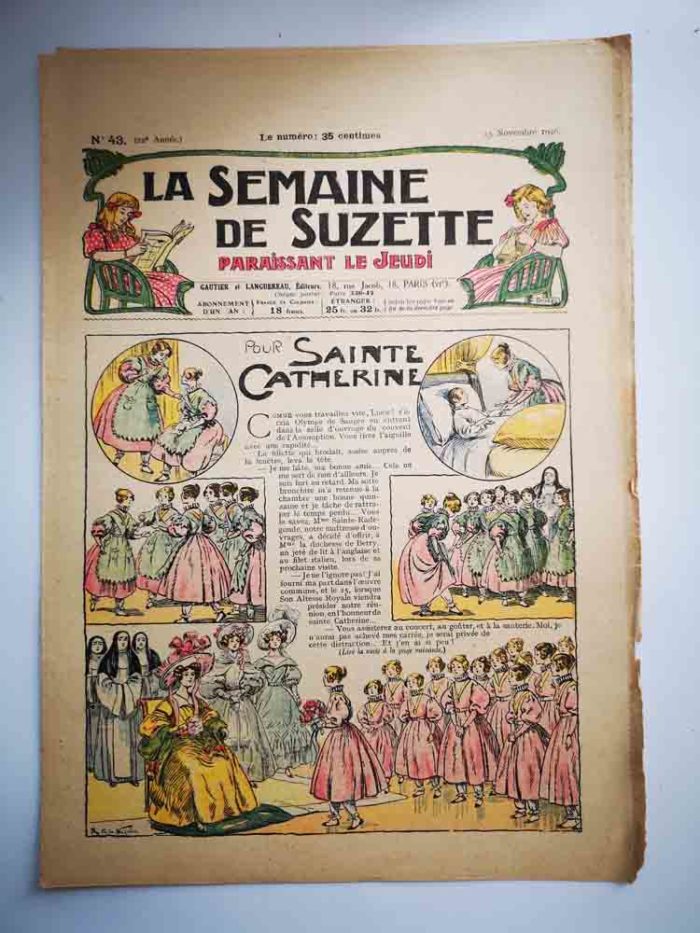 La Semaine de Suzette 22e année n°43 (1926) La Sainte Catherine (Raymond de la Nézière)