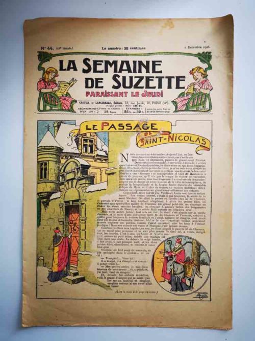La Semaine de Suzette 22e année n°44 (1926) Le passage de Saint-Nicolas (Le Rallic)