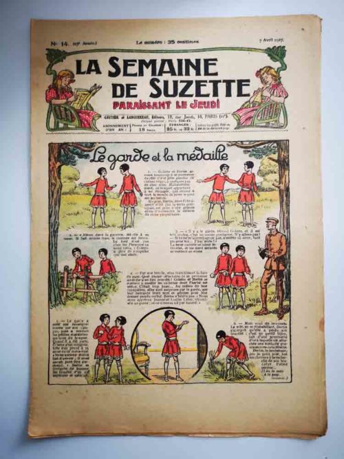 La Semaine de Suzette 23e année n°14 (1927) La garde (Raymond de la Nézière)
