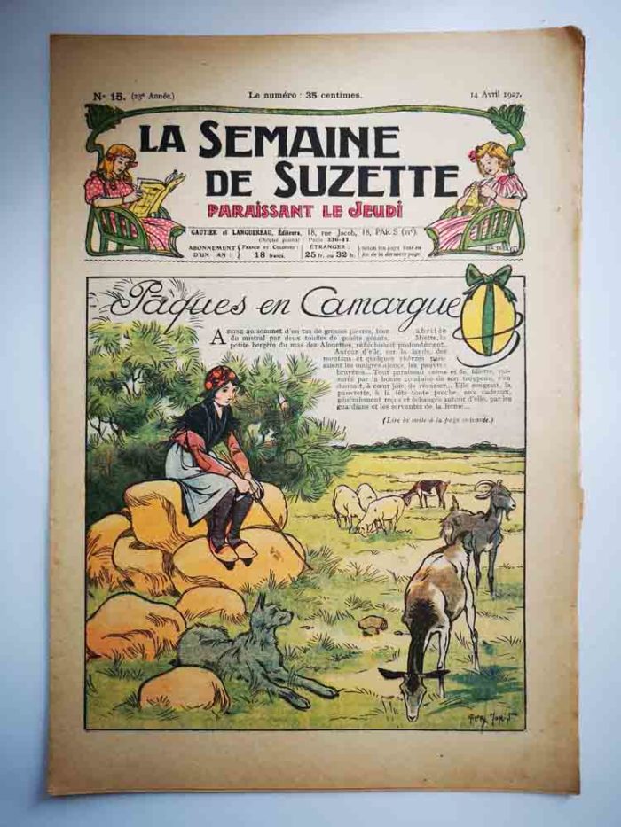 La Semaine de Suzette 23e année n°15 (1927) Pâque en Camargue (Henry Morin)
