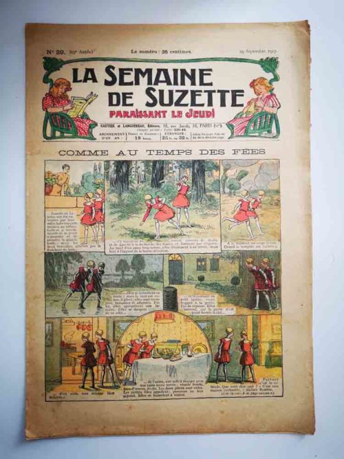 La Semaine de Suzette 23e année n°39 (1927) Au temps des fées (Raymond de la Nézière) 