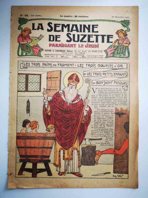 La Semaine de Suzette 23e année n°48 (1927) Le bon Saint Nicolas (Henry Morin)