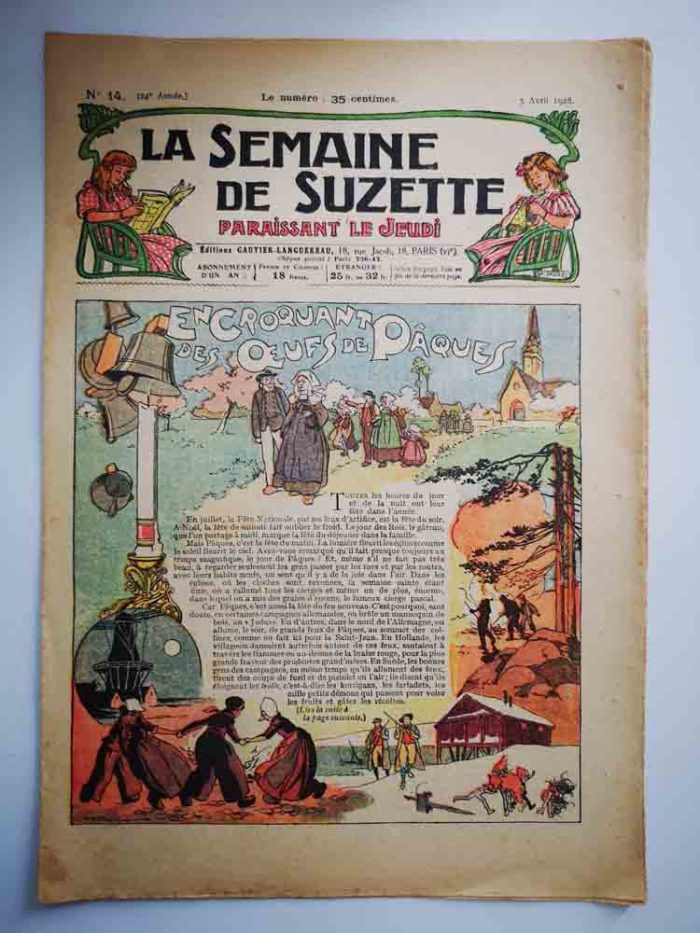 La Semaine de Suzette 24e année n°14 (1928) Les oeufs de Pâques (Ferdinand Rafin)