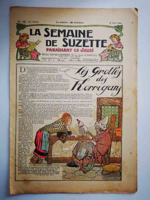 La Semaine de Suzette 25e année n°16 (1929) Les grottes de Korrigans (Maurice Berty) 