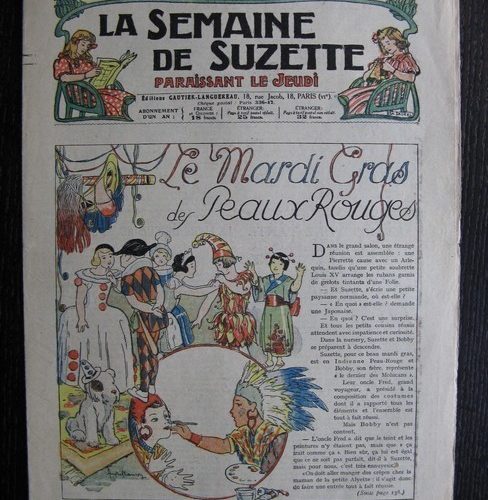 La Semaine de Suzette 27e année n°12 (1931) le mardi gras des peaux rouges – Bécassine