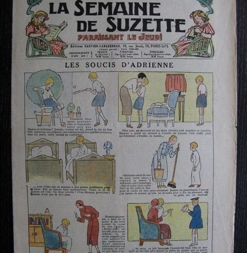 La Semaine de Suzette 27e année n°28 (1931) Les soucis d’Adrienne – Bécassine
