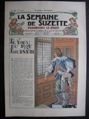 La Semaine de Suzette 27e année n°37 (1931) Louis XIII – Mimi à Paris (Jacqueline Duché)