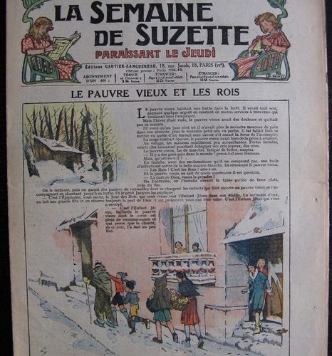 La Semaine de Suzette 28e année n°6 (1932) Le pauvre vieux et les rois – Bleuette Bécassine