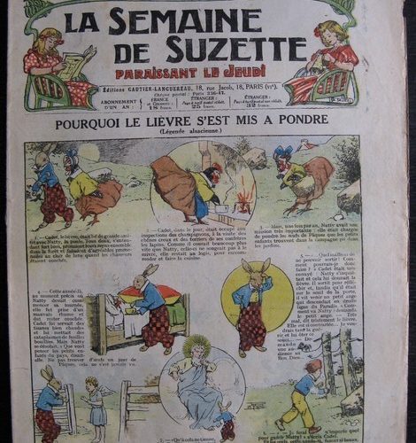 La Semaine de Suzette 28e année n°17 (1932) Pourquoi le lièvre s’est mis à pondre (Le Rallic) Bécassine