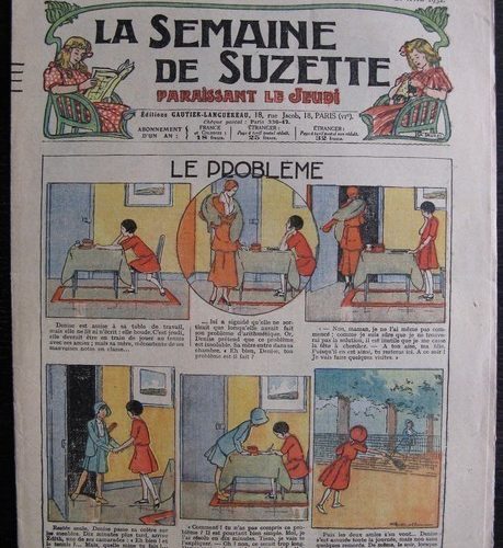 La Semaine de Suzette 28e année n°22 (1932) Le problème – Bécassine