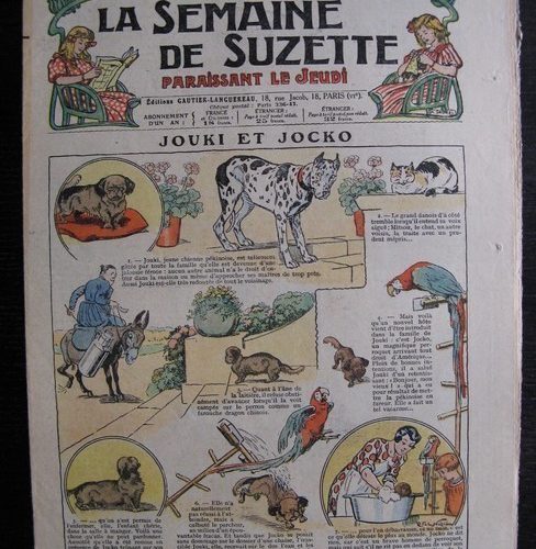 La Semaine de Suzette 28e année n°35 (1932) Mimi en voyage (Jacqueline Duché