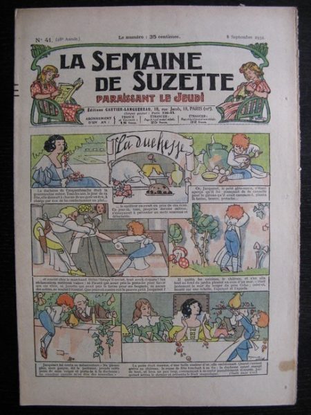 La Semaine de Suzette 28e année n°41 (1932) La duchesse (Manon Iessel) Nane et sa fille