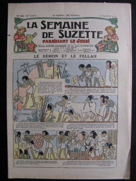 La Semaine de Suzette 28e année n°43 (1932) Le démon et le fellah (Manon Iessel) Nane et sa fille