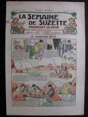 La Semaine de Suzette 28e année n°44 (1932) Le dernier bain (Manon Iessel) Nane et sa fille