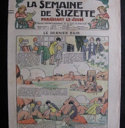 La Semaine de Suzette 28e année n°44 (1932) Le dernier bain (Manon Iessel) Nane et sa fille