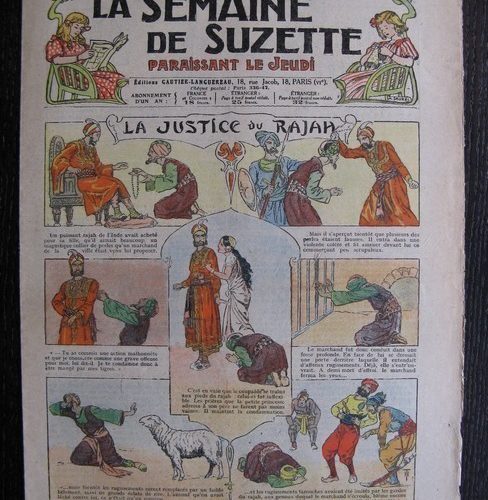 La Semaine de Suzette 27e année n°26 (1931) La justice du Rajah – Bleuette Bécassine