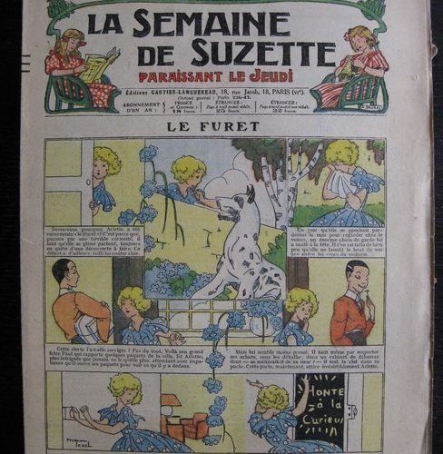 La Semaine de Suzette 28e année n°49 (1932) Le furet (Manon Iessel) Bleuette – Nane et sa fille