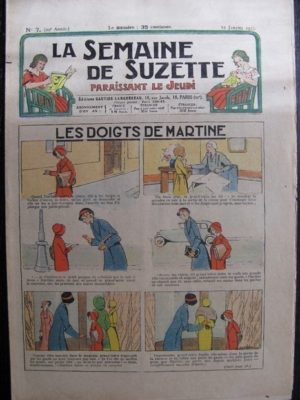 La Semaine de Suzette 29e année n°7 (1933) Les doigts de Martine – Bécassine Bleuette
