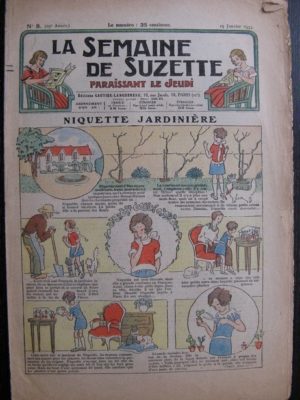 La Semaine de Suzette 29e année n°8 (1933) Niquette jardinière – Bécassine Bleuette