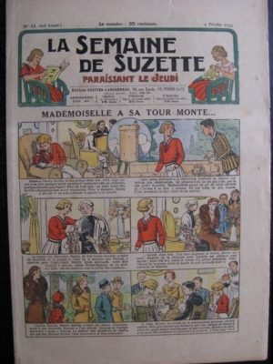 La Semaine de Suzette 29e année n°11 (1933) Mademoiselle à son tour monte – Bécassine Bleuette