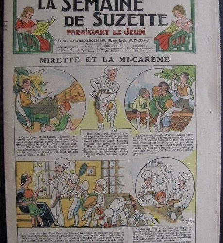 La Semaine de Suzette 29e année n°17 (1933) Miratte et la mi-carême (Manon Iessel) bécassine
