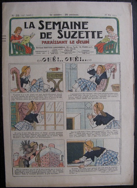 La Semaine de Suzette 29e année n°25 (1933) Ohé!Ohé! - Bécassine