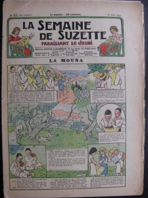 La Semaine de Suzette 29e année n°27 (1933) La mouna (Manon Iessel) Bleuette