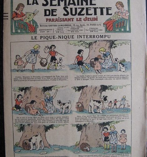 La Semaine de Suzette 29e année n°41 (1933) Le pique-nique interrompu – Nane chez Yasmina