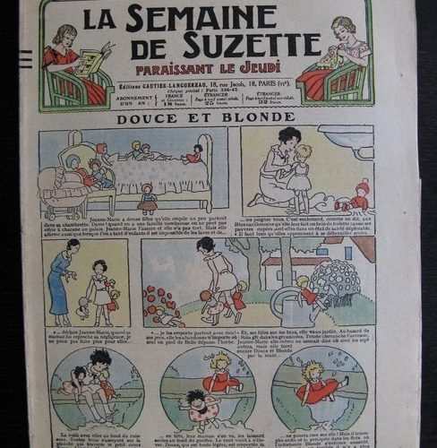 La Semaine de Suzette 30e année n°28 (1934) – Douce et blonde (Bécassine)
