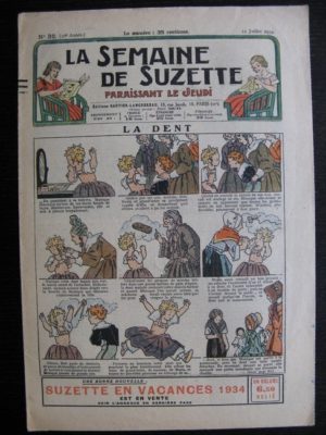 La Semaine de Suzette 30e année n°32 (1934) – La dent (Titoute)