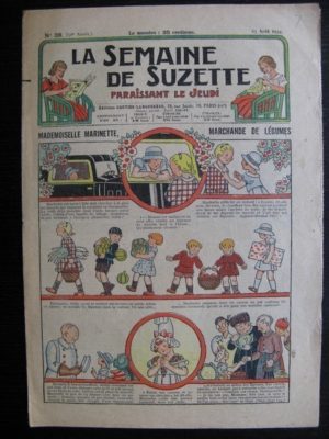 La Semaine de Suzette 30e année n°38 (1934) – Mademoiselle Marinette, marchande de légumes (Titoute)/