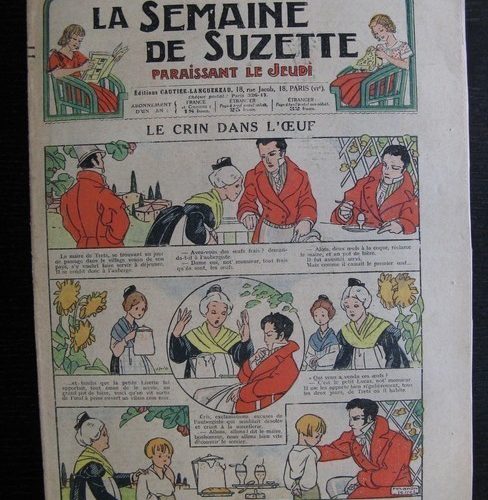 La Semaine de Suzette 30e année n°43 (1934) – Le crin dans l’œuf (Nane)