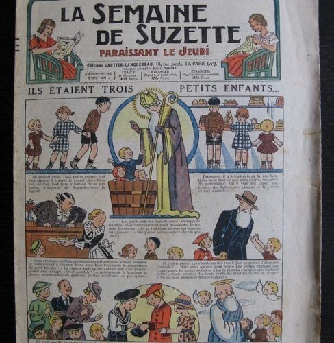 La Semaine de Suzette 30e année n°52 (1934) – Ils étaient trois petits enfants (Nane)