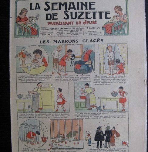La Semaine de Suzette 31e année n°6 (10/01/1935) – Les marrons glacés (Bécassine)