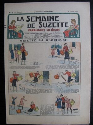 La Semaine de Suzette 31e année n°8 (24/01/1935) – Minette la glorieuse (Bécassine)