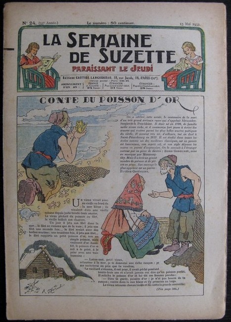 La Semaine de Suzette 33e année n°24 (13/05/1937) - Conte du poisson d'or