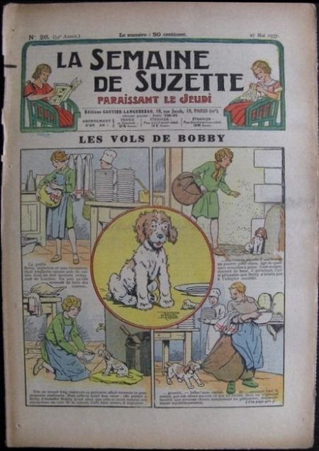 La Semaine de Suzette 33e année n°26 (27/05/1937) - Les vols de Bobby