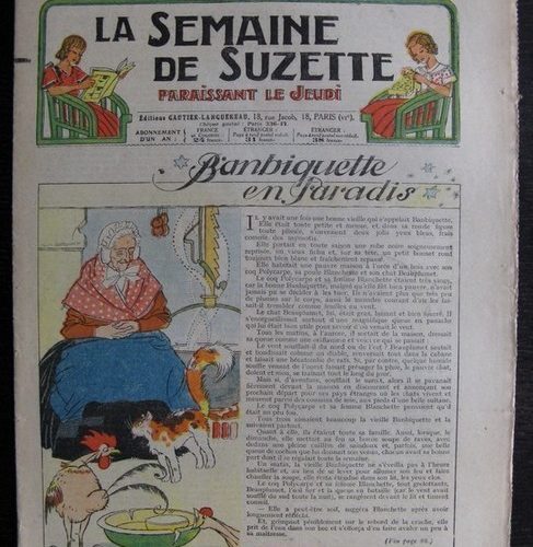 La Semaine de Suzette 33e année n°32 (8/07/1937) – Banbiquette en paradis