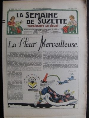 La Semaine de Suzette 33e année n°39 (26/08/1937) – La fleur merveilleuse (Bleuette)