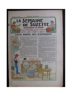 La Semaine de Suzette 33e année n°45 (7/10/1937) – Trois héros qui s’ignorent